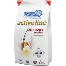 Forza10 뉴트라슈틱 액티브 더모 건사료, 6-lb bag, 1개