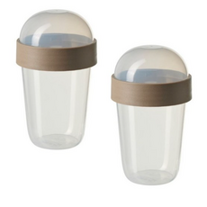 이케아 스낵보관용기 어린이간식컵 스플리테르뉘 300ml, 2개, 단일옵션