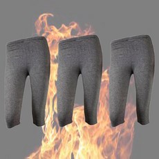 TS7 여성용 7부 발열 기모 속바지 3p