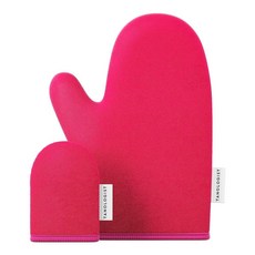 Tanologist Face + Body Mitt Duo 태닝 무스 워터 및 그라데이션 태닝용 줄무늬 없는 셀프 태너 적용 페이스 태너와 함께 사용 재사용 및 세탁기, Tanologist Face + Body Mitt Du, 1개