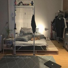 천장행거 고정식행거 천상지 선반 풍망거더 병풍 가정용 실내 파티션 프리펀칭 레버 후드, 01 화이트 싱글샷 1개(1.13.05m 적