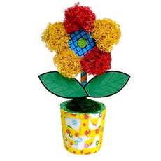 *&fave&* (만들기용품)꽃 화분 스칸디아모스 만들기 4개 묶음 %지금필요한% 집콕 취미 초등 놀이 키트 홈놀이 집순이키트 @)_+(*&8683