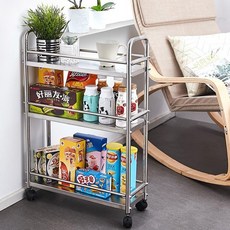 틈새슬림3단철제선반