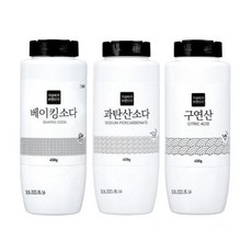 톡톡이 과탄산소다+구연산+베이킹소다 450G /천연세제3종, 1개 - 톡톡이