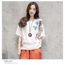 퓨전 개량한복 삼베 모시옷 블라우스 여자생활한복