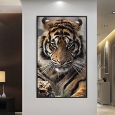 호랑이실십자수