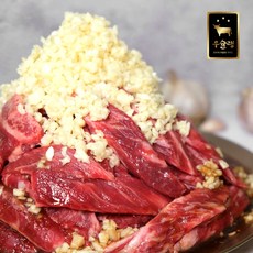 우슐랭 마늘중독 순살 양념 소 갈비살, 1개, 500g