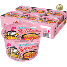삼양 큰컵 까르보 불닭볶음면 105g, 42개
