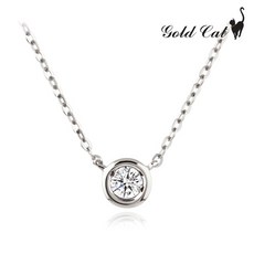 1부다이아베젤목걸이