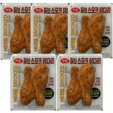 판매자 햇살누리 상품 하림 스모크 닭다리, 130g, 5개