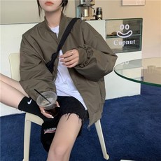2025봄 남녀공용 캐주얼 집업자켓 코트 루즈핏 봄자켓 점퍼 데일리 항공자켓 아우터