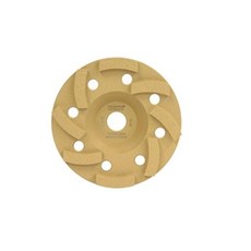 AAZ167115굿딜 4inch(GOLD-평컵플러스형) 반컵(연삭기용) 다이아몬드쏘 코어연결대 마른날 물날브이숍 buyus