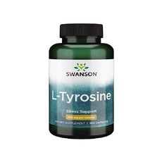 스완슨 티로신 타이로신 아미노산 500mg 100캡슐, 100정, 3개