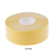 얼굴테이프 얼굴리프팅2.5cm x 5m 페이스 케어 Kinesiology Tape for Face V 라인 넥 넥아이 리프팅 링클, 03 Yellow