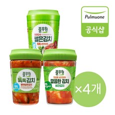 [풀무원] 썰어담은 김치 400g 4개 골라담기 (톡톡 전라도식 깔끔한비건)