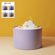 고양이자동급수기 도자기분수대분수형태물그릇, 달, 1L, 1개