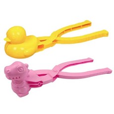 손잡이가 일본 스시 몰드 눈덩이 오리 밥 겨울 동물 눈, 1. duck dinosaur, 1개