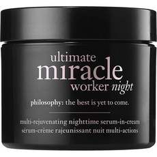 philosophy ultimate 필로소피 미라클 워커 나이트 모이스춰라이저 2floz 59ml, 1개