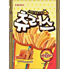 크라운 츄러스 84g x16, 단품