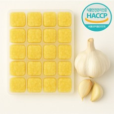 고마운땅 국내산 다진마늘 큐브(냉동), 1개, 250g
