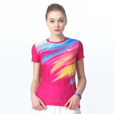 빅터 여성 티셔츠 V81RT-5261W 체리핑크