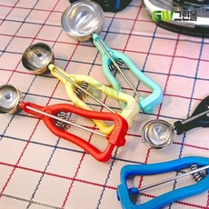 [ILYONG] 이탈리아산 스쿠퍼 CK 8종 색상선택 아이스크림 젤라또 수박 감자 밥 샐러드 스쿱, 56mm, 파랑, 1개