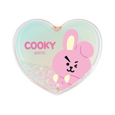 에스투비코퍼레이션 BT21 블링 파티 휴대폰 그립 홀더, 하트 쿠키, 1개