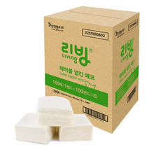 삼정펄프 리빙 테이블냅킨 에코 냅킨, 1개, 10000개입