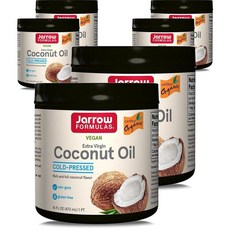 자로우 포뮬러스 엑스트라 버진 코코넛 오일 Extra Virgin Coconut Oil, 6개, 473ml