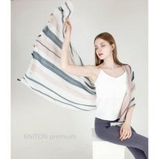 여름스트라이프숄