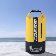 Cressi 크레시 드라이 방수 백 Premium 프리미엄 20L, 그린