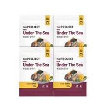 펫러닝 강아지 더프로젝트 PLAN2 언더더씨 후코이단 자연화식, 0 1 전복맛, 100g, 4개