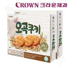크라운제과 옹골진 오곡쿠키 2번들 384g, 스마트피플 1