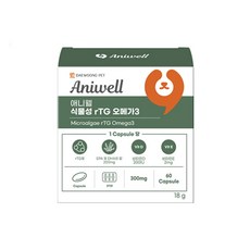 대웅펫 애니웰 오메가3 18g, 1개