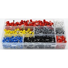 Ferrules Assortment Set - Partially Insulated - 0.5 - 10 mm² - Meaningful Quantities in Plastic Box