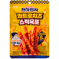 천하장사 콰트로치즈 스틱육포, 5개