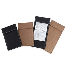 고급자석빌지 빌패드 영수증받침 계산서꽂이 영수증정리, 1개, (kd) 고급자석빌지 포스용 A 브라운
