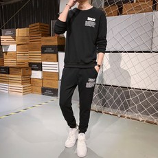 비아이6 스포츠트레이닝복세트 트레이닝수트 스포츠운동복세트 츄리닝세트 츄리닝복세트 남자긴팔티 가을 드랜드 트렌드 투수영복
