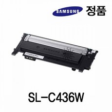 삼성정품 SL-C436W 컬러 레이저프린터 토너 검정, 1개, 옵션없는_단일상품