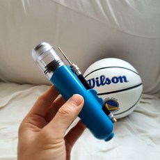 acmelabs 축구공 농구공 휴대용 포터블 멀티 에어펌프, 블루