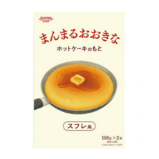 쇼와 동그랗고 커다란 수플레풍 핫케이크믹스, 200g, 45개