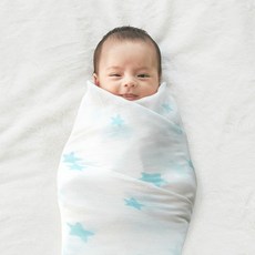 벨몽 뱀부코튼 신생아속싸개 레인스타 2pk