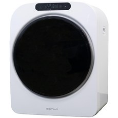 ESTILO (에스티로) 3KG 소형 의류 건조기 공사 불필요 꽃가루 PM2.5 장마 대책 조용한 실내 말린 의류 건조 신발 건조 경로의 날 선물 (색:화이트)