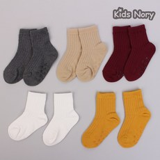 남녀패션양말5족세트골지스니커즈