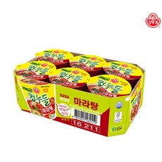 오뚜기 컵누들마라탕 44.7g x 6개 마라맛 컵라면, 1박스