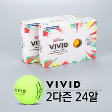 엑스페론비비드 엑스페론 비비드 트리플라인 소프트 3피스 골프공 2더즌 24구 그린-2다즌 1개