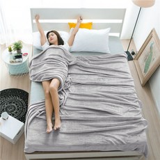 야전 침대 담요 블랑켓 극세사 도톰한 이불 그레이