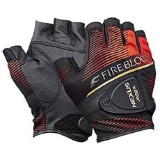 낚시 원투 바다 핑거글러브 장갑 해루질 일본배송 시마노 5장 GL142T L 2XL 사이즈, 블러드 레드, ℓ