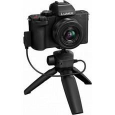 Panasonic 파나소닉 LUMIX G100 4k 사진 및 비디오용 미러리스 카메라 추적 기능 내장 마이크 마이크로 43 교환 렌즈 시스템 1232mm 5축 하이브리드 I.S D