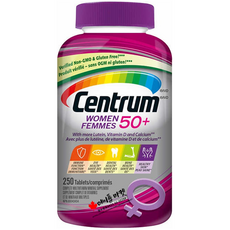 Centrum (센트룸) 50세 이상 여성 종합 비타민 미네랄 8개월분, 250정, 1개